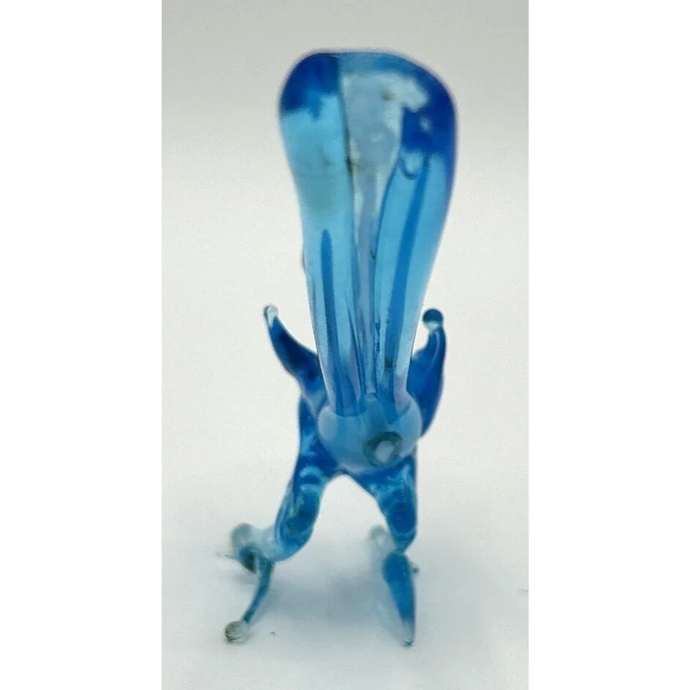 Vintage Unique Glass‎ Bluebird Figurine 4
